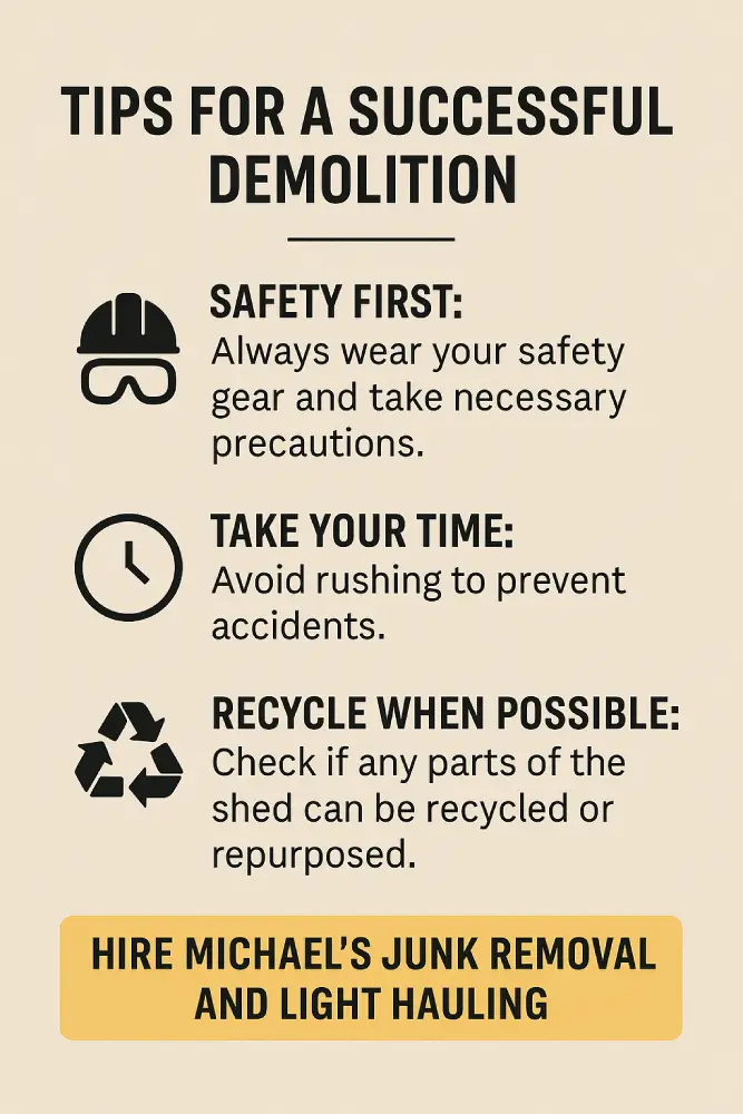 Infographic: Shed Demolition
